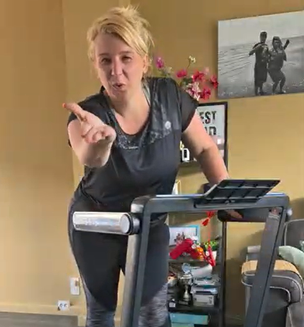 Hitting 10,000 steps a day at home, with two kids in the house
