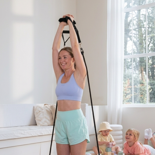 Kneeling Overhead Press